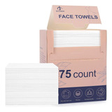 Toalhas Faciais Descartáveis de 75 Contagens Toalhetes Fa