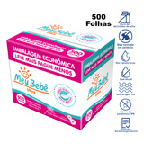 Toalhas Umedecidas 10 Pacotes 500 Folhas Meu Bebê