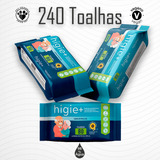 Toalhas Umedecidas Geriátricas 20x23 Premium Kit Com 3 Pcts