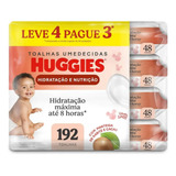 Toalhas Umedecidas Huggies Supreme Care Em Pacote Pacote X 192