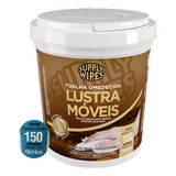 Toalhas Umedecidas Lustra Móveis Supply Wipes 150unid 
