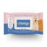 Toalhas Umedecidas Pet 200 Unidades Com Tampa Flip Top Chamego