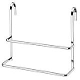 Toalheiro De Box Future Cromado 45 Cm