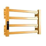 Toalheiro Elétrico 30x45 Térmico Com Display Digital E Temporizador 110V Dourado 