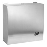 Toalheiro Inox Escovado Dispenser Papel Toalha Noble Biovis