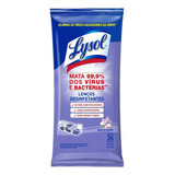 Toalhetes De Limpeza Desinfetante Lysol C 36 Lenços