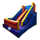 Tobogã Alegria 4 5m X 2 8m X 3 8m Inflável Sem Motor