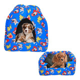 Toca 2x1 Cachorro Gato Cabana Cama Casinha Casa Conforto