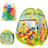 Toca Barraca Infantil Floresta Divertida Dobravel Bolinha Coloridas