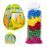 Toca Barraca Infantil Floresta Divertida Dobravel Bolinha