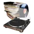 Toca Disco Audio Technica Automátivo At lp60x bw c Marrom