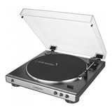 Toca disco De Vinil At lp60x Cinza Correia Automática Bivolt