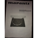 Toca Discos Marantz