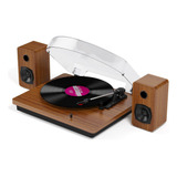 Toca discos Mersoco Bluetooth Vinil Para Mp3 30w 3 Velocidad