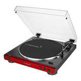 Toca Discos Vinil Audio Technica At lp60x Automático Red
