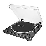 Toca-Discos Vinil Audio-Technica Automático AT-LP60X-BK- Preto- Bivolt 120-240V