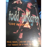 Todd Rundgren Live In Japan Vhs Fita De Video Importada