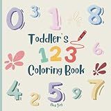 Toddler's First 123 Coloring Book: A Fun And Easy Children's Counting Activity Book