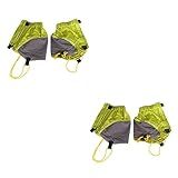 Toddmomy 2 Peças Par Polainas Ao Ar Livre Polainas De Mochila Polainas De Neve Polainas De Perna Polainas À Prova De Areia Polainas De Tornozelo Polainas De Trilha Baixa Polainas De Bota