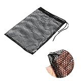 Toddmomy 3 Pecas Saquinho De Tênis Bolsa Para Carregar Bola De Tênis Sacos De Malha Porta Bola Redes De Malha Duráveis Driblar Saco De Rede Bolsa De Transporte