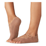 Toesox Feminino Elle Half Toe Grip Yoga Pilates Barre Toe So