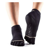 Toesox Grip Pilates Barre Socks Antiderrapante Tornozelo Ful