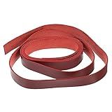 Tofficu 2 Rolos Rolo De Couro Tiras De Couro De Artesanato Diy Correias De Couro Alça De Ombro Alça De Couro Tiras De Couro Faça Você Mesmo Saco De Couro Diy Cintos Faixa De Cinto Pulseira