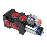 TOJIZEN Válvula Desviadora De Solenoide Hidráulica Seletor De Solenoide Hidráulico 13GPM DC12V Pressão Máxima De 200 Bar