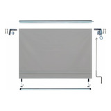 Toldo Cortina Retrátil 3 20 L X 2 30 Alt Completo Com Tubos