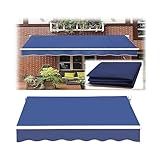 Toldo De Pátio 40 Tamanhos Toldo De Substituição De Tecido Guarda Sol Pano Externo Durável Para Guarda Sol Ideal Para Colocação Sobre Janelas Portas Ou Ambos Color Blue Size 10X4 9FT