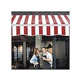 Toldo De Pátio Retrátil Cobertura De Toldo Lona De Substituição Para Toldo Tecido Superior De Toldo Externo Para Quintal Deck Varanda Size 8 2x6 5ft