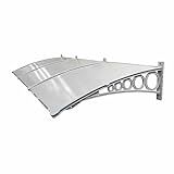 Toldo Policarbonato 2 60x0 70m Portas E Janelas Megatools Cobertura Chuvas Milk Branco