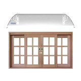Toldo Policarbonato Alveolar Win Home 1 5 Metro X 1m Branco
