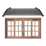 Toldo Policarbonato Alveolar Win Home 1 5 Metros X 1m Fumê