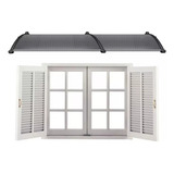Toldo Policarbonato Alveolar Win Home 2 Metros X 1m Fumê