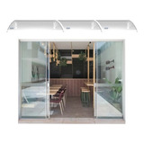 Toldo Policarbonato Alveolar Win Home 4 5 Metros X 1m Branco