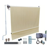 Toldo Retrátil Lona De Casa 3 00 X 2 40 Área Externa Jardim