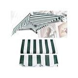 Toldo Retrátil Para Pátio Proteção Contra O Sol Porta Janela Tecido Substituição Para Áreas Externas Dossel Lona Tecido De Poliéster Resistente À Água Size 9 8x8 2ft