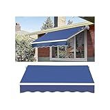 Toldo Retrátil Para Substituição À Prova D água Abrigo Para Proteção Solar De Pátio 280g M Tecido Resistente À Água Para Deck Varanda Quintal Personalizável Size 22 9x6 5ft