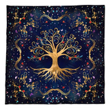 Tolha Para Altar Leitura Cartas Tarot Runas Signos Arvore