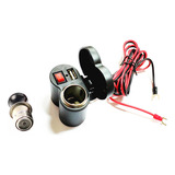 Tomada 12v 5v Usb P Moto Carrregador Celular Gps