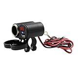 Tomada 12v Usb Moto Carregador Celular Isqueiro Prova D água
