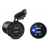 Tomada Automotiva Led Dupla