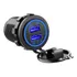 Tomada Carregador Usb 12v/24v Veicular 2 Saídas 1.0a E 2.1a 