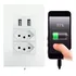 Tomada Dupla Energia Usb Parede Universal P/ Celular Tablet