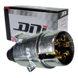 Tomada Engate Carretinha Macho 7 Polo Metal Alumínio Redonda