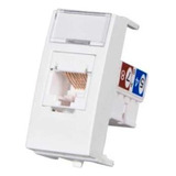 Tomada Informática Modulo Rj45 Cat6 Branco Clean Margirius