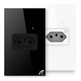 Tomada Inteligente 20a Touch Espelhado Wifi Automação Alexa