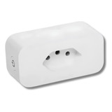 Tomada Inteligente Plug Smart Wifi 16a Alexa Google G light Cor Branco