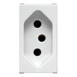 Tomada módulo 2p t 10a Branca Ilus 5ub9 9005 Cor Branco